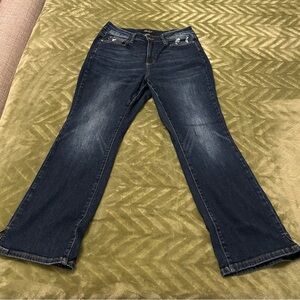 Judy Blue Dark Wash Cropped Slim Bootcut